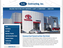 Tablet Screenshot of l-lcontracting.com